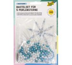 Kit d'étoiles en perles, 340 pièces, or / vert / rose