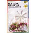 Kit d'étoiles en perles, 340 pièces, pastel