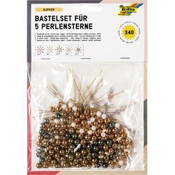 Kit d'étoiles en perles, 340 pièces, cuivre