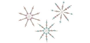 Kit d'étoiles en perles, 340 pièces, cuivre