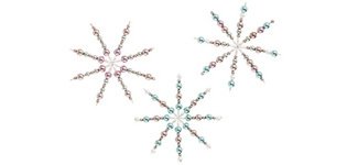 Kit d'étoiles en perles, 340 pièces, cuivre