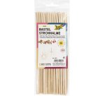 Paille naturelle de bricolage, longueur: 220 mm