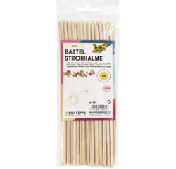 Paille naturelle de bricolage, longueur: 220 mm