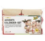 Kit calendrier de l'Avent, sac de jute, naturel