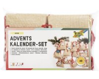 Kit calendrier de l'Avent, sac de jute, naturel