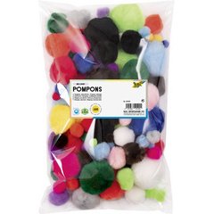 Pompons, 30 pièces, couleurs de Noel