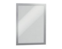 Cadre d'affichage magnétique DURAFRAME, A4, argent
