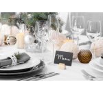 Ardoise + support TEAK, en kit