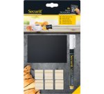 Ardoise + support TEAK, en kit