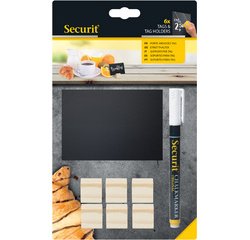 Ardoise + support TEAK, en kit