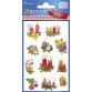 Kerststickers ZDesign 'Bloemen'