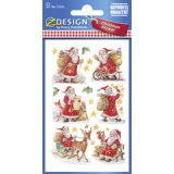 ZDesign étiquettes de Noël 'Père Noël'