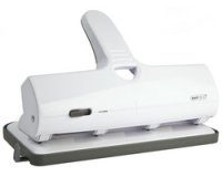 Perforateur quatre trous ALU 40, 40 feuilles, blanc