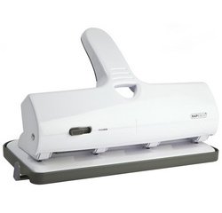 Perforateur quatre trous ALU 40, 40 feuilles, blanc