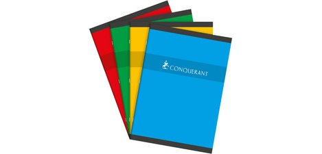 CONQUERANT SEPT Cahier, A4, quadrillé, 192 pages