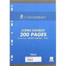 CONQUERANT SEPT Copies doubles, A4, Seyès, 200 pages