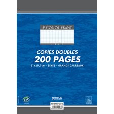 CONQUERANT SEPT Copies doubles, A4, Seyès, 200 pages