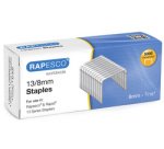 Agrafes Rapesco galvanisées pour pistolet agrafeur 13/8 - Boîte 5000