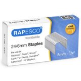 Rapesco nietjes 26/6 mm, verzinkt, doosje met 1000 nietjes