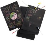 Bloc de papier de couleur, A3, 130 g/m2, noir