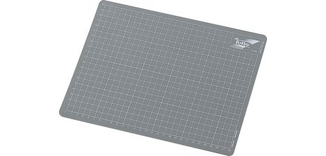 Tapis de découpe, PVC, (l)600 x (H)450 mm, gris