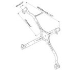 Adaptateur VESA, pour écrans 43,18 - 76,2 cm