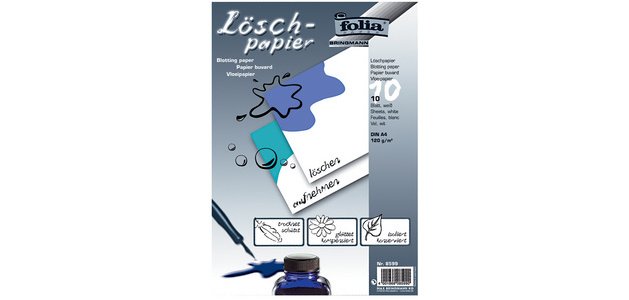 Papier buvard, A4, 120 g/m2, blanc