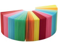 Bloc cube / bloc notes, 90 x 90 x 90 mm, coloré