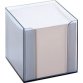 Bloc cube avec boîtier, plastique, transparent fumé