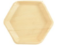 Assiette en feuille de palme 'pure' 235 x 30 mm