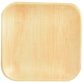 Square palm leaf plate "Pure"