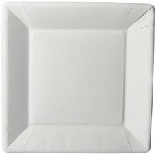 Assiette en carton 'pure' carré, 225 x 225 x 18 mm