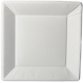 Assiette en carton 'pure' carré, 225 x 225 x 18 mm