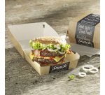 Boîte à burger "Pure", imprimé "Good food"