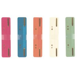 Relieur à lamelle, carton recyclé, assorti