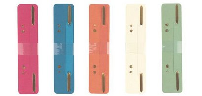 Relieur à lamelle, carton recyclé, assorti