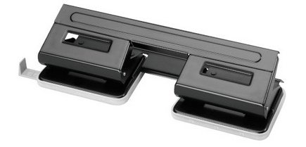 Locher 4 Löcher, schwarz