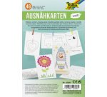 Cartes à coudre, 110 x 170 mm, blanc