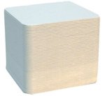 Cartons à bière à décorer, uni, carré, 93 x 93 mm