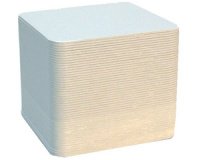 Cartons à bière à décorer, uni, carré, 93 x 93 mm