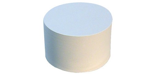 Cartons à bière à décorer, uni, rond, diamètre: 107 mm