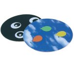 Cartons à bière à décorer, uni, rond, diamètre: 107 mm