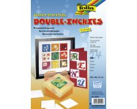 Carrés pré-découpés uni 'Inchies', 25 x 25 mm, blanc