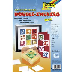 Carrés pré-découpés 'Double Inchies', 50 x 50 mm