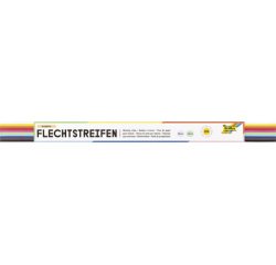 Bandes à tresser (l)15 x (L)500 mm, assorti