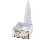 Boîtes de cadeau 'carré', 12 tailles assorties, blanc