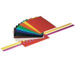 Feuilles à tresser, non gommé, 100 feuilles, assorti