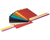 Feuilles à tresser, non gommé, 100 feuilles, assorti