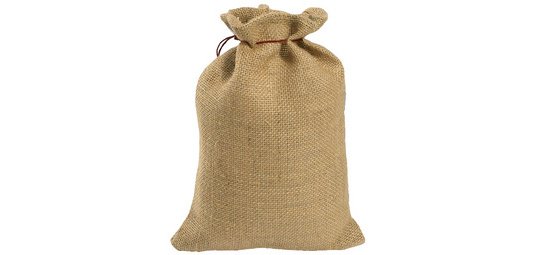 Sac en toile de jute, (l)170 x 250 mm, naturel
