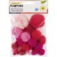 Pompons, 30 pièces, assortiment de